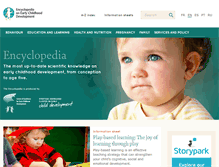 Tablet Screenshot of child-encyclopedia.com